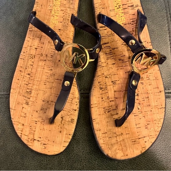 Michael Kors sandals, worn briefly once for a few minutes for pictures. NWOT - Picture 2 of 4